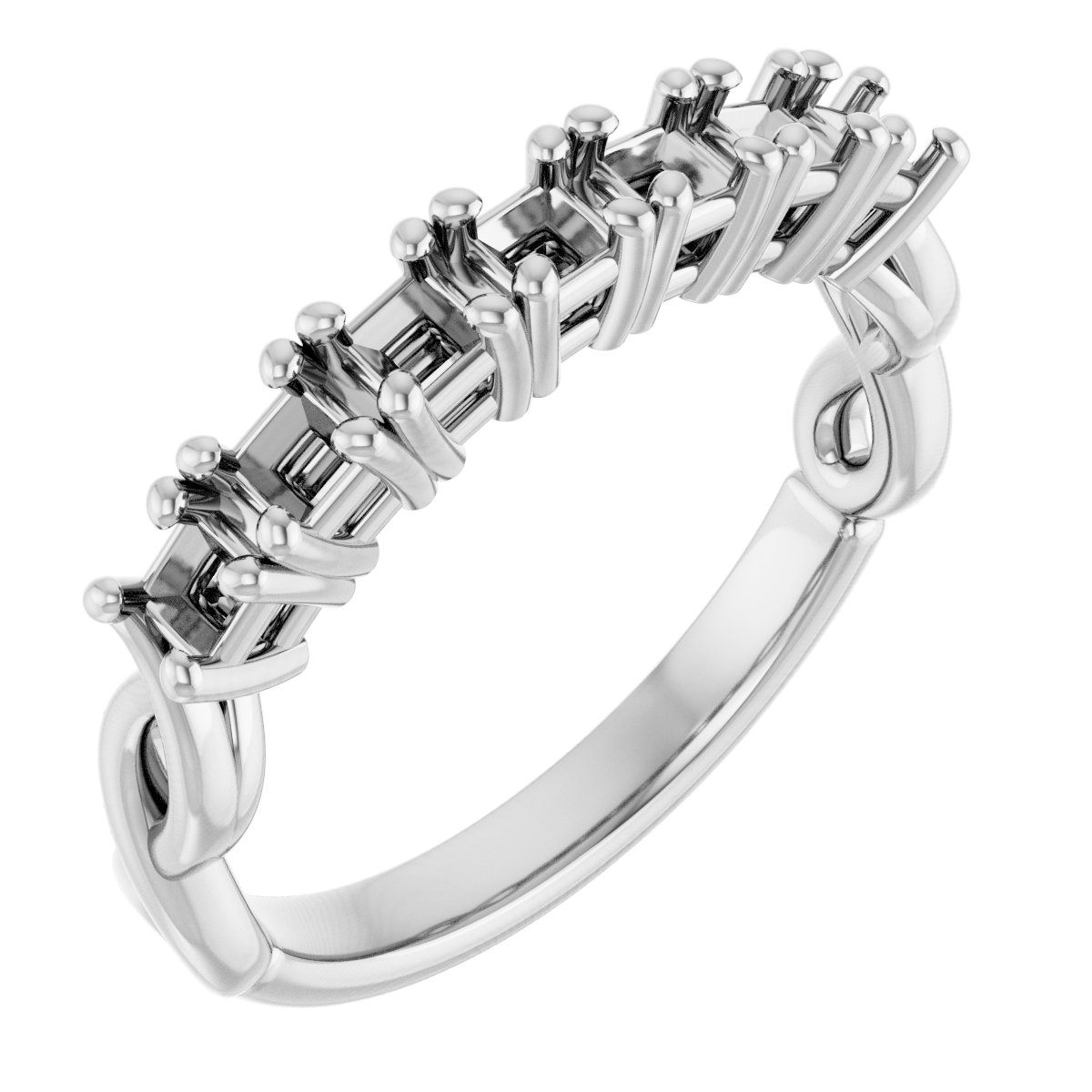 Seven-Stone Infinity-Inspired Anniversary Band