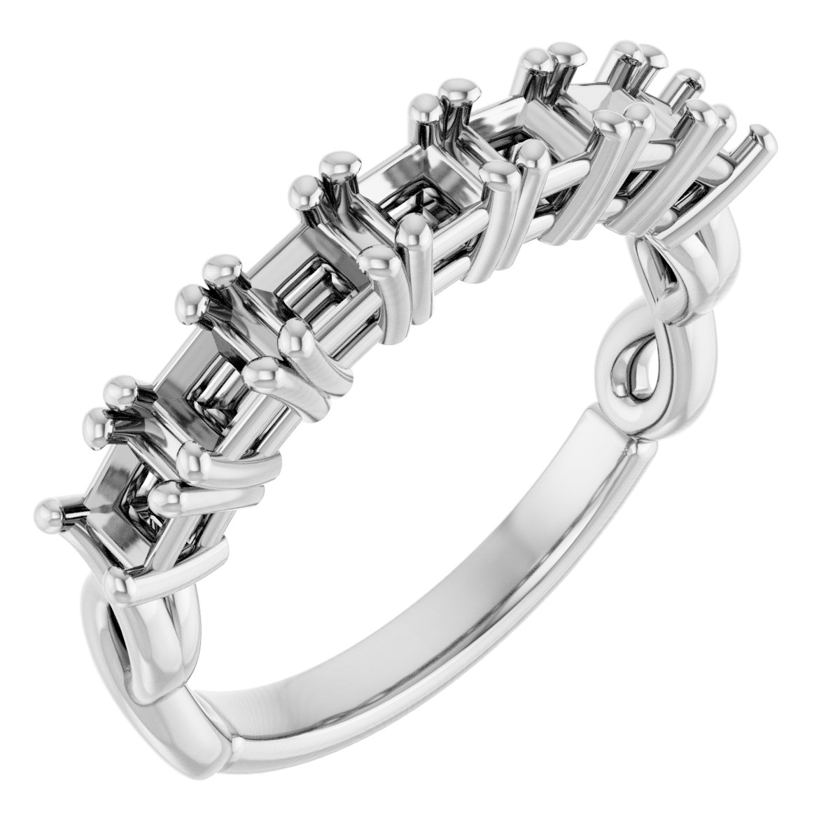 Seven-Stone Infinity-Inspired Anniversary Band