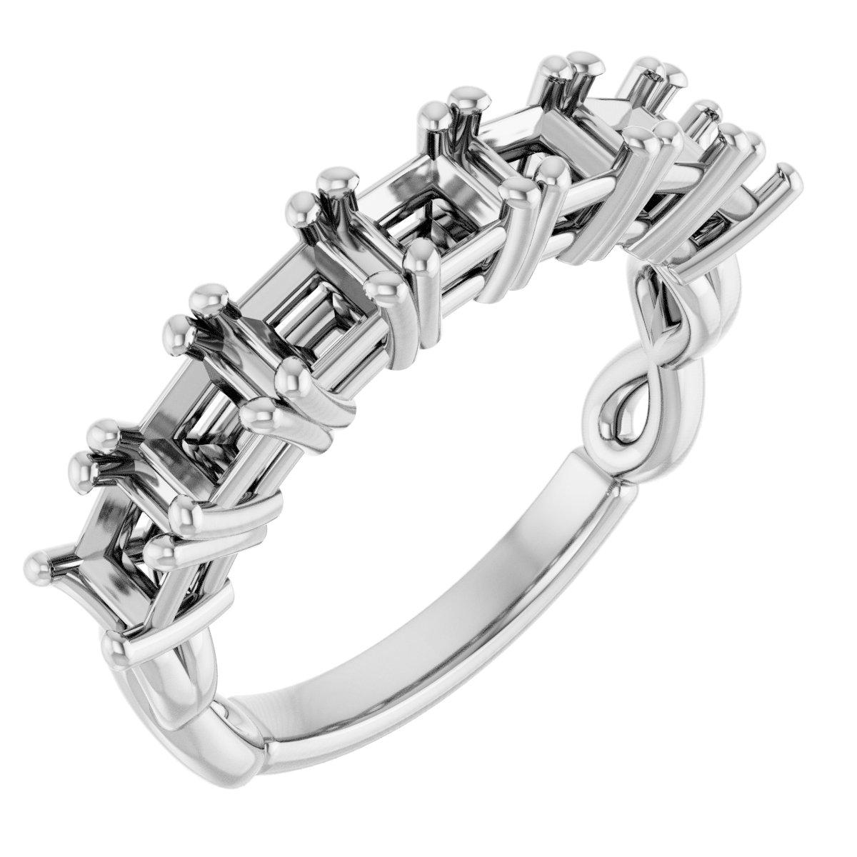 Seven-Stone Infinity-Inspired Anniversary Band