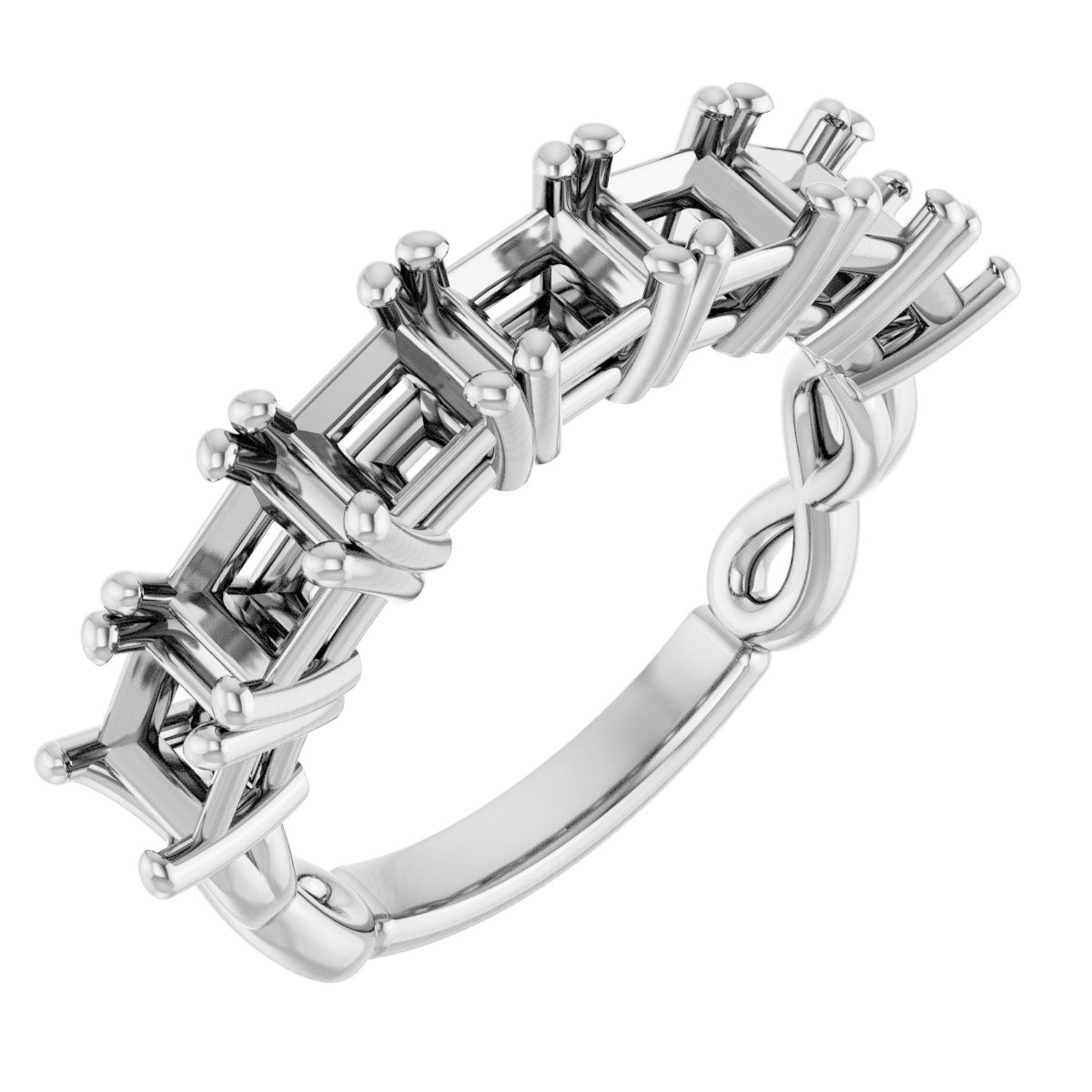 Seven-Stone Infinity-Inspired Anniversary Band