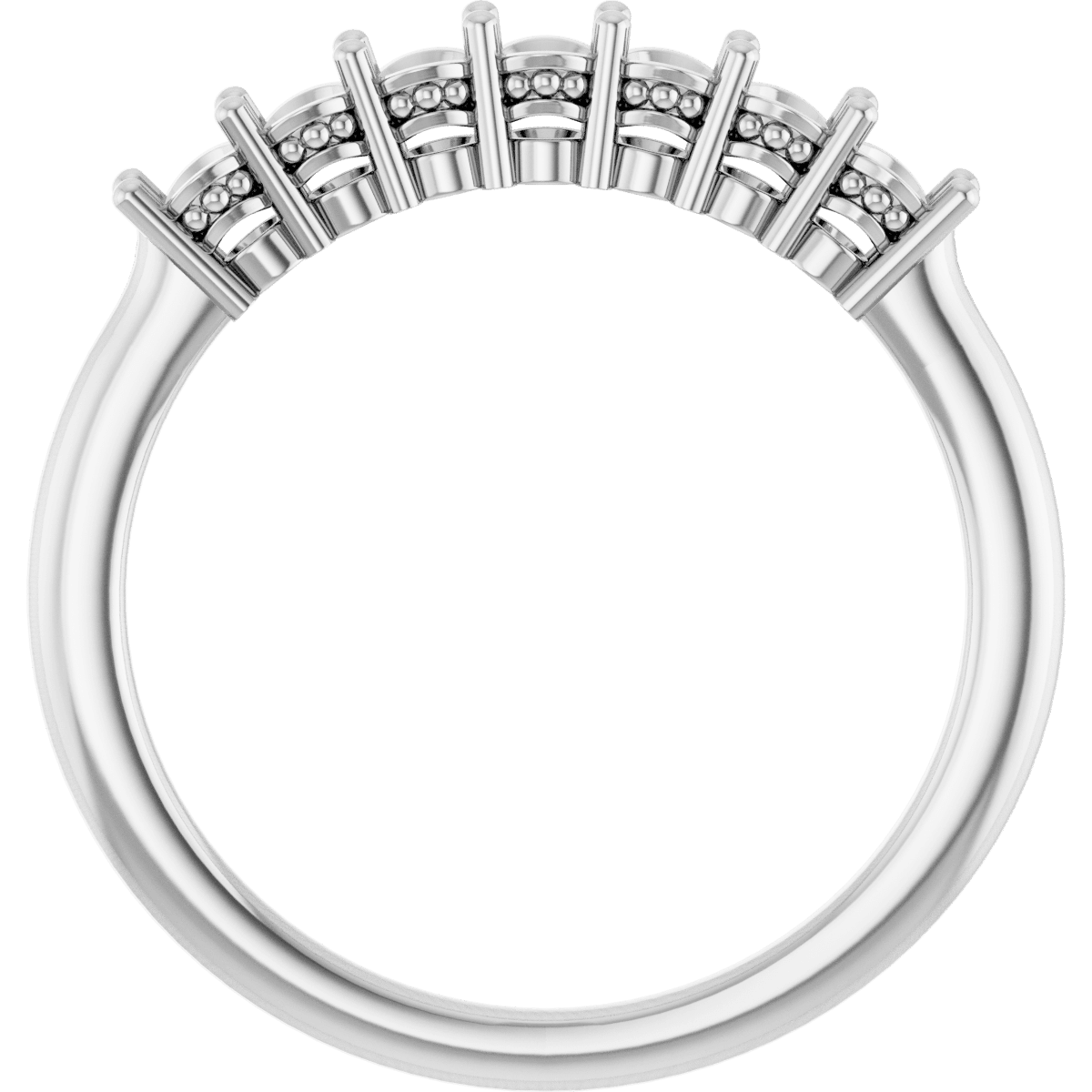 Silver ring mounting