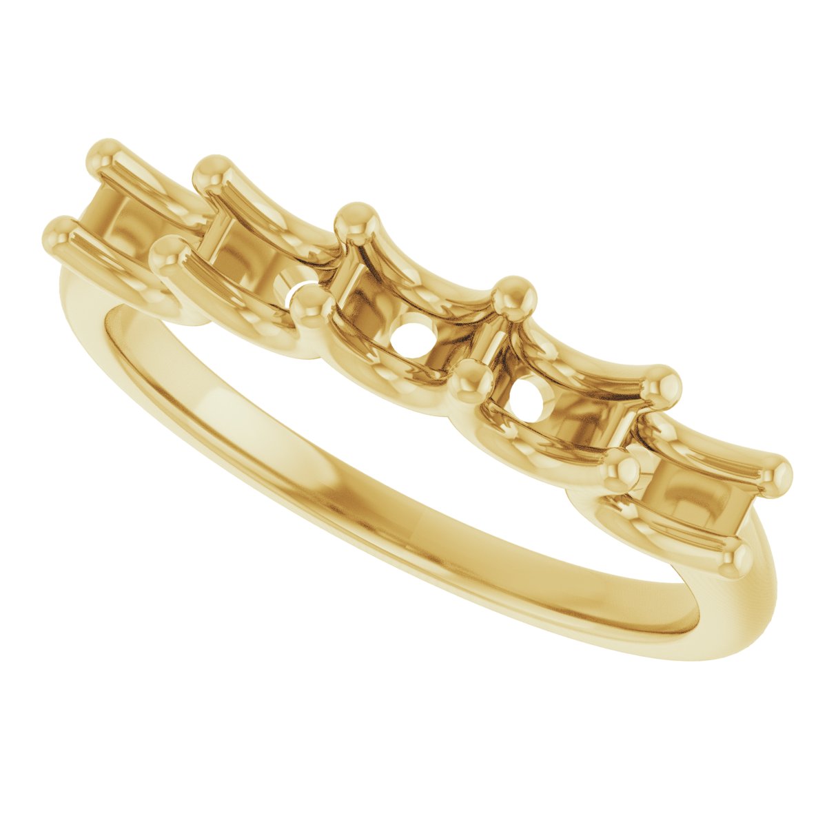 14K Yellow 1 CTW Diamond Anniversary Band