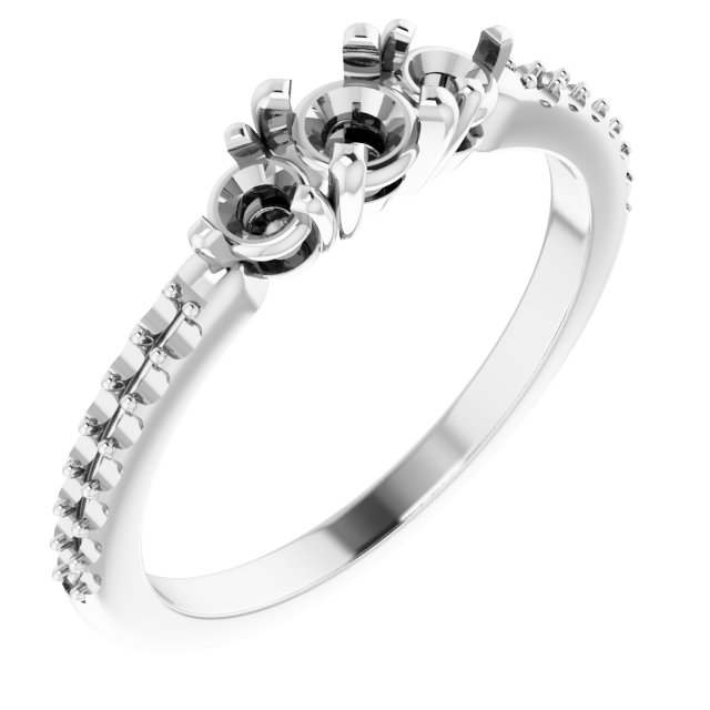 Three-Stone Engagement Ring or Band