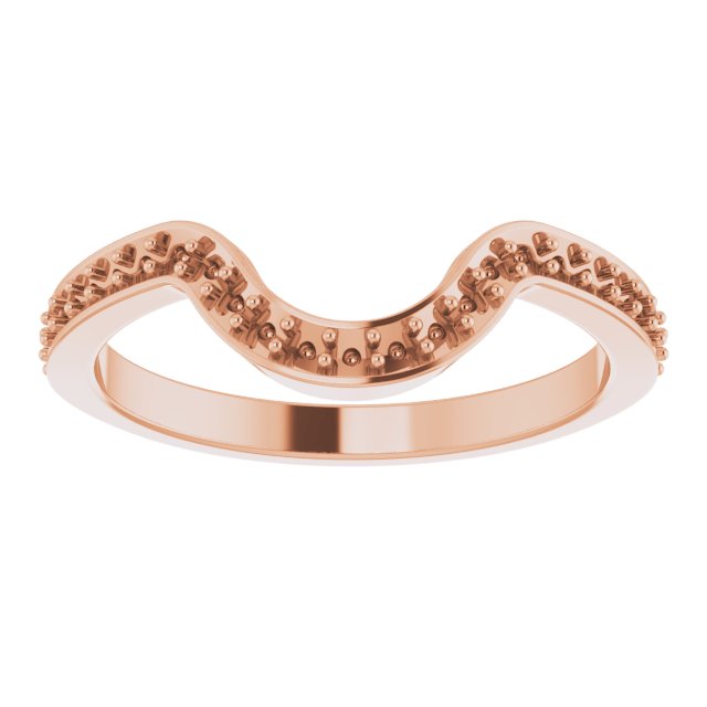 14K Rose 1/5 CTW Natural Diamond Matching Band-3