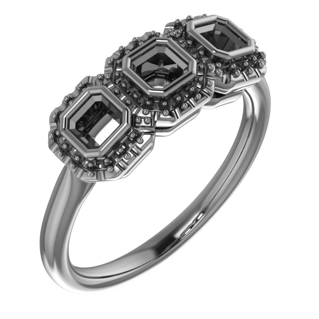 3.75 mm Round Anniversary Band Mounting