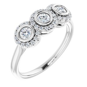 Eternity And Anniversary Bands | Three-Stone Anniversary Band