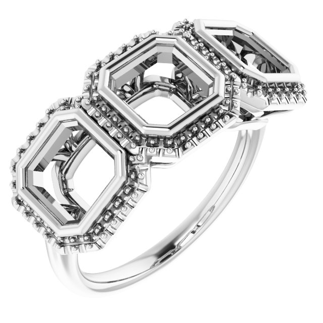 Three-Stone Anniversary Band