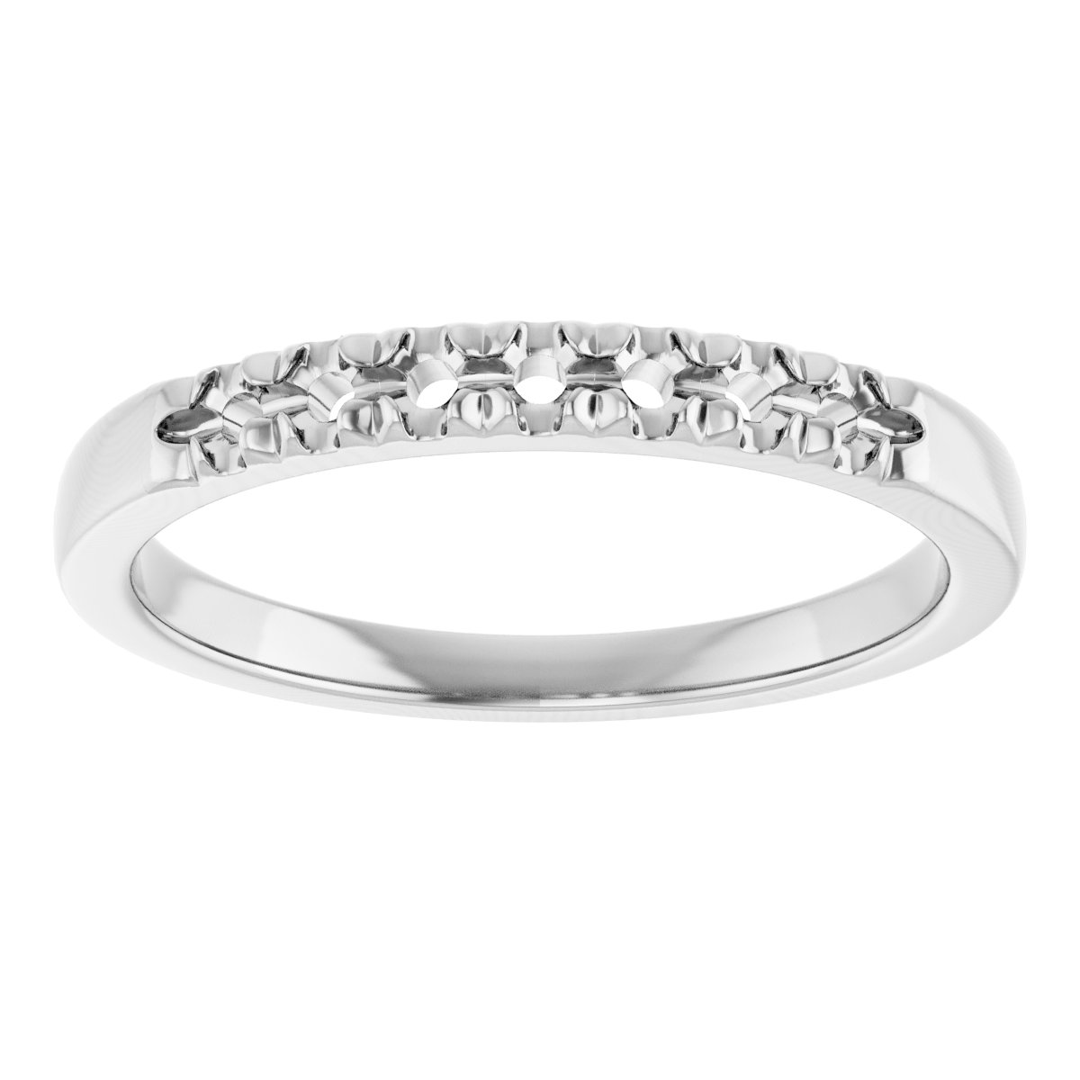 14K White 1/5 CTW Diamond Anniversary Band  