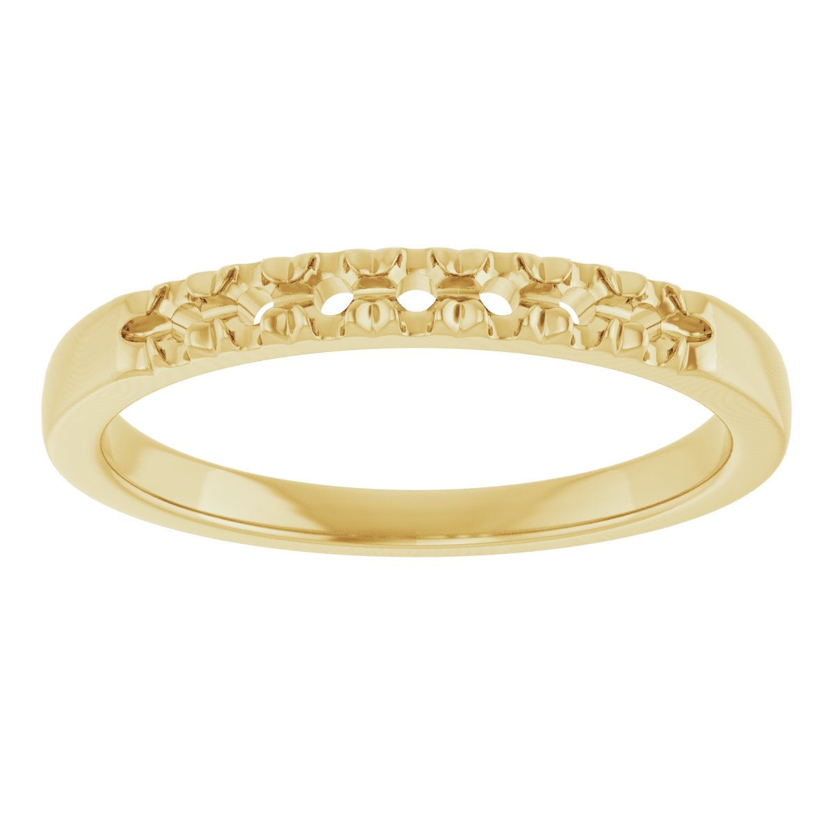 14K Yellow 1/4 CTW Lab-Grown Diamond Anniversary Band