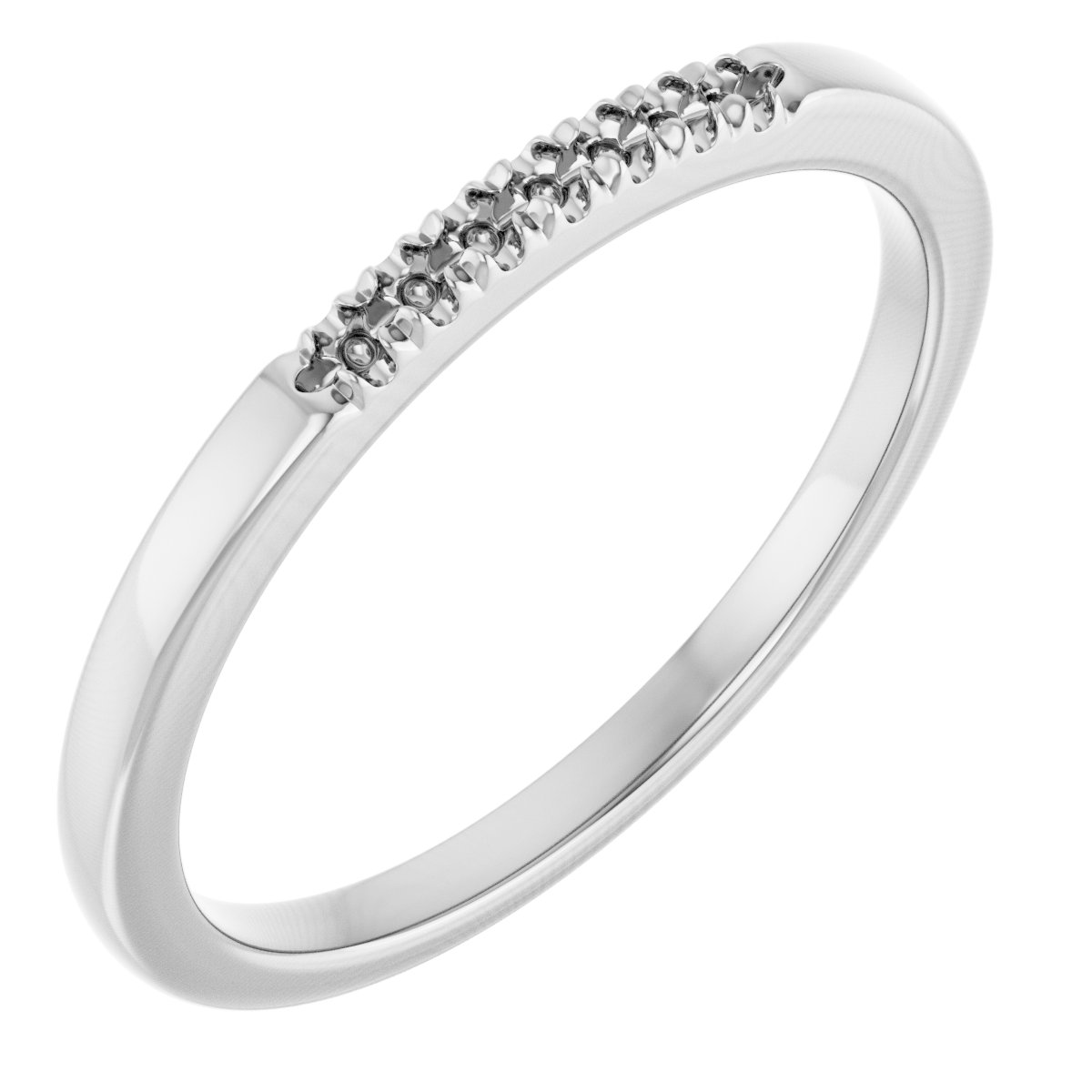 French-Set Seven-Stone Anniversary Band