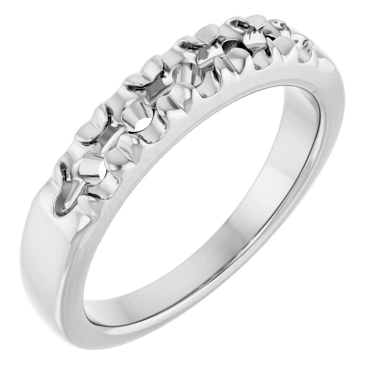 French-Set Five-Stone Anniversary Band