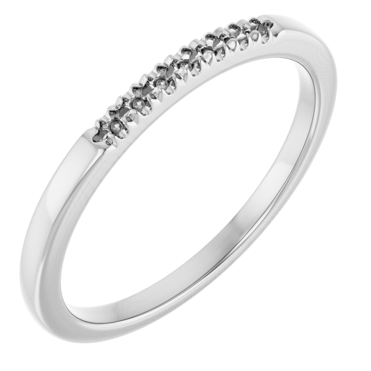 French-Set Seven-Stone Anniversary Band