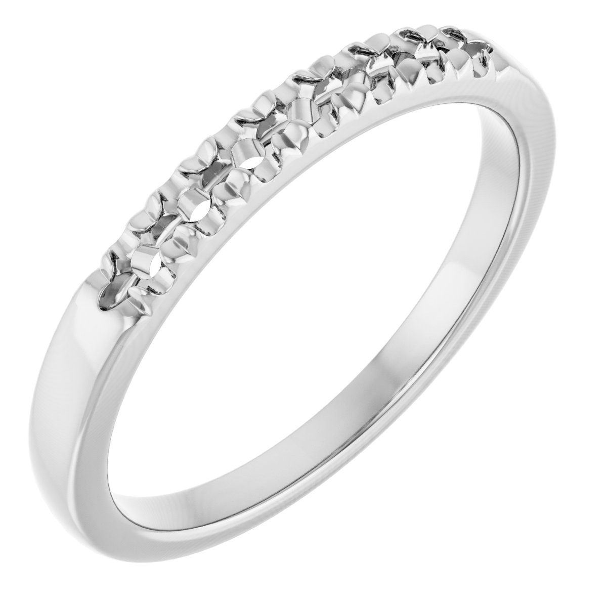 14K White 1/4 CTW Lab-Grown Diamond Anniversary Band