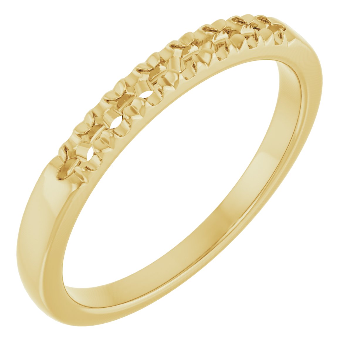 14K Yellow 1/5 CTW Natural Diamond Anniversary Band