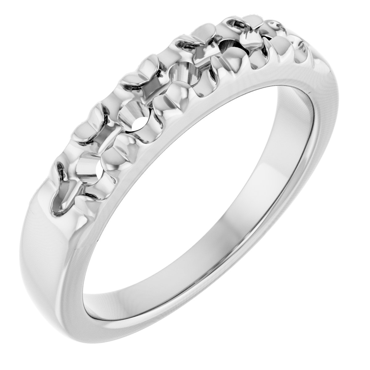 French-Set Five-Stone Anniversary Band