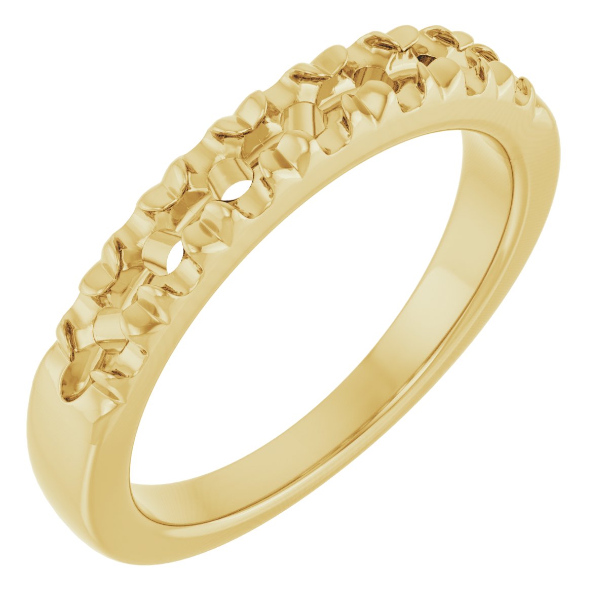 14K Yellow 3/4 CTW Natural Diamond Anniversary Band