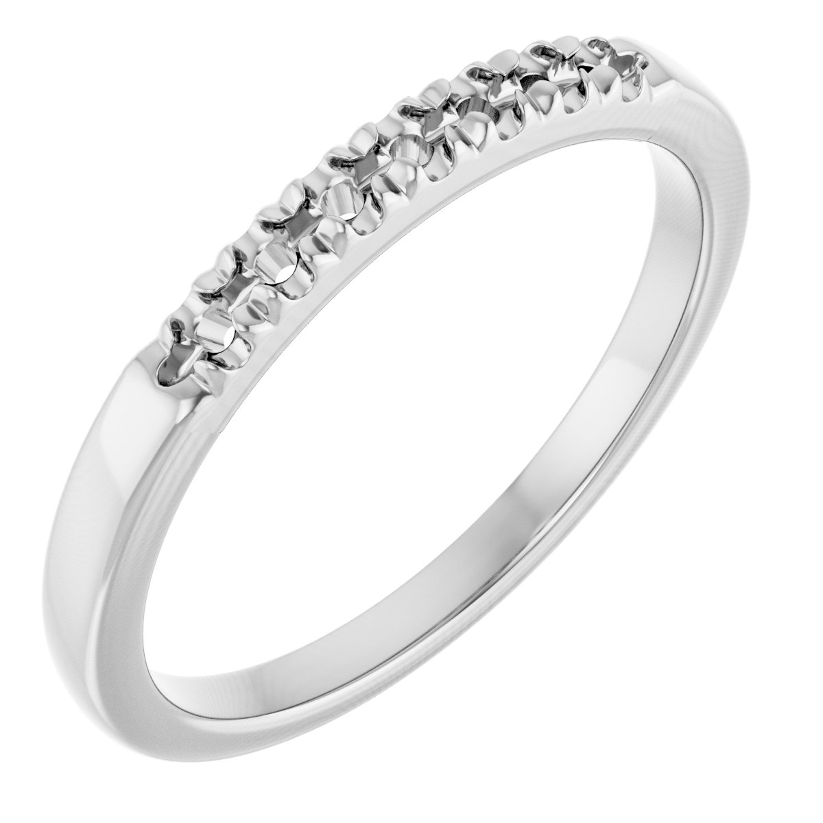 French-Set Seven-Stone Anniversary Band