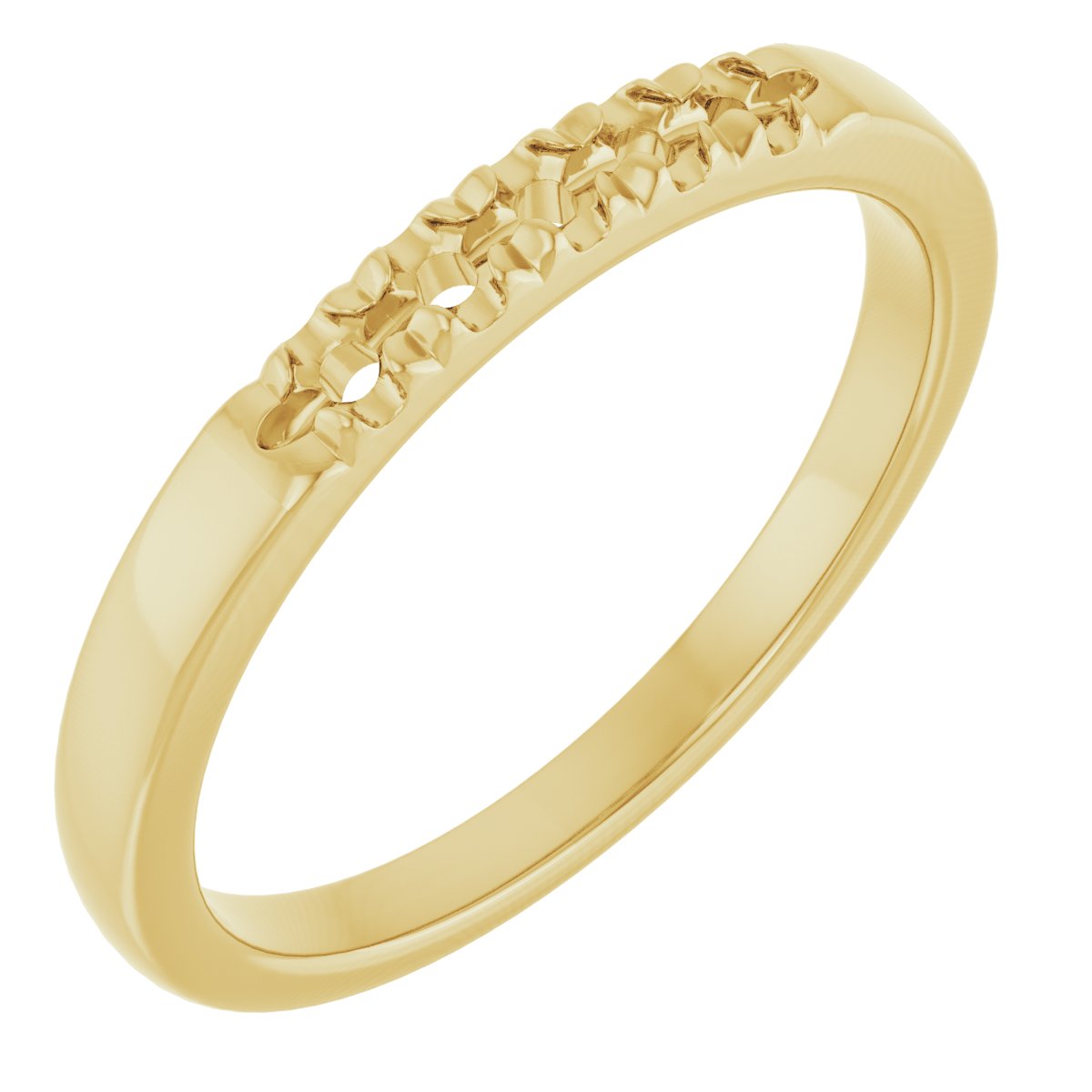 14K Yellow 1/6 CTW Natural Diamond Anniversary Band