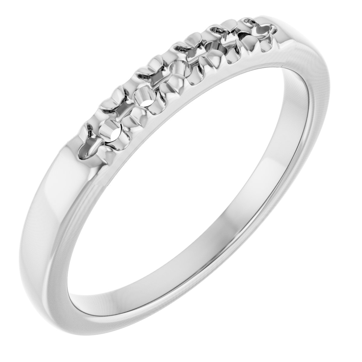 French-Set Five-Stone Anniversary Band
