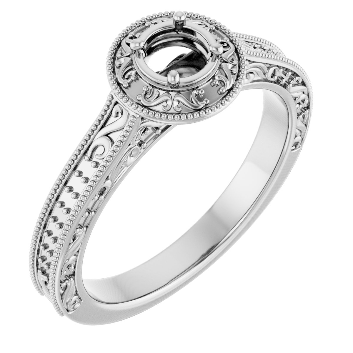 Halo-Style Engagement Ring
