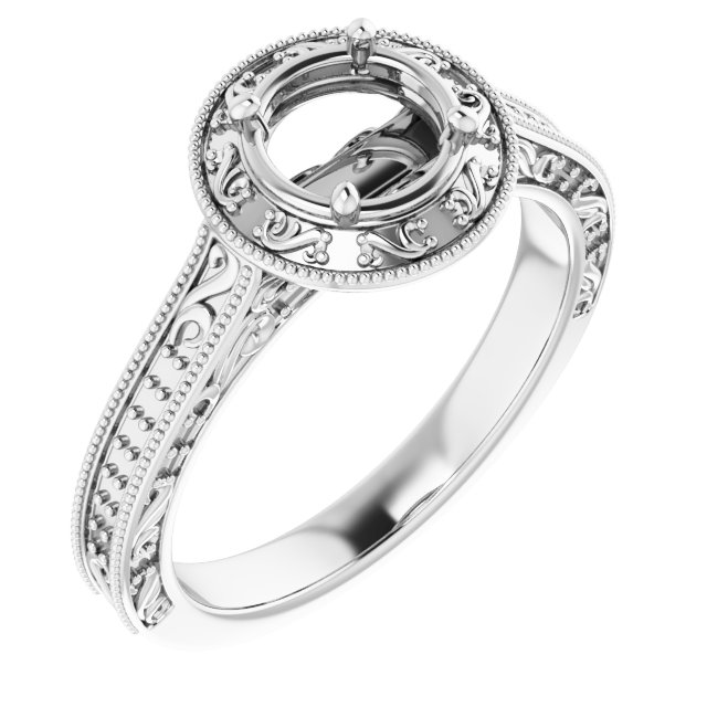 Halo-Style Engagement Ring