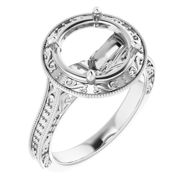 Halo-Style Engagement Ring
