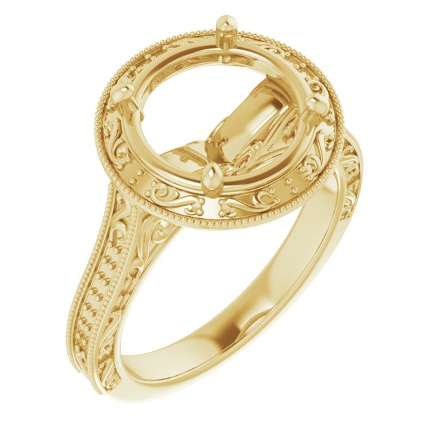 Halo-Style Engagement Ring