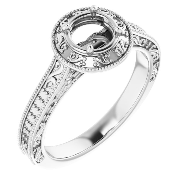 Halo-Style Engagement Ring