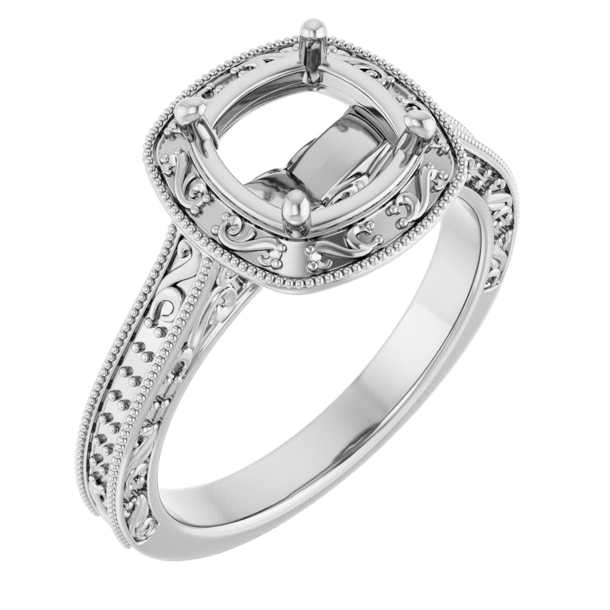 Halo-Style Engagement Ring