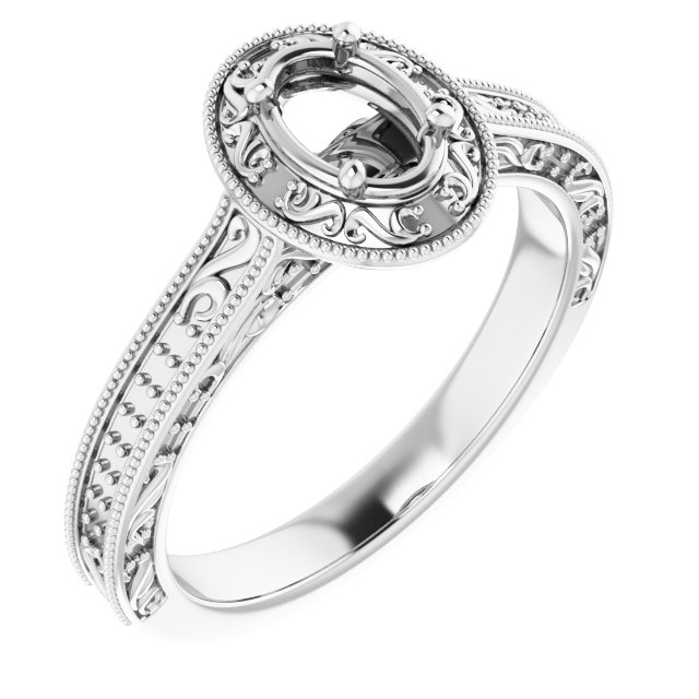 Halo-Style Engagement Ring
