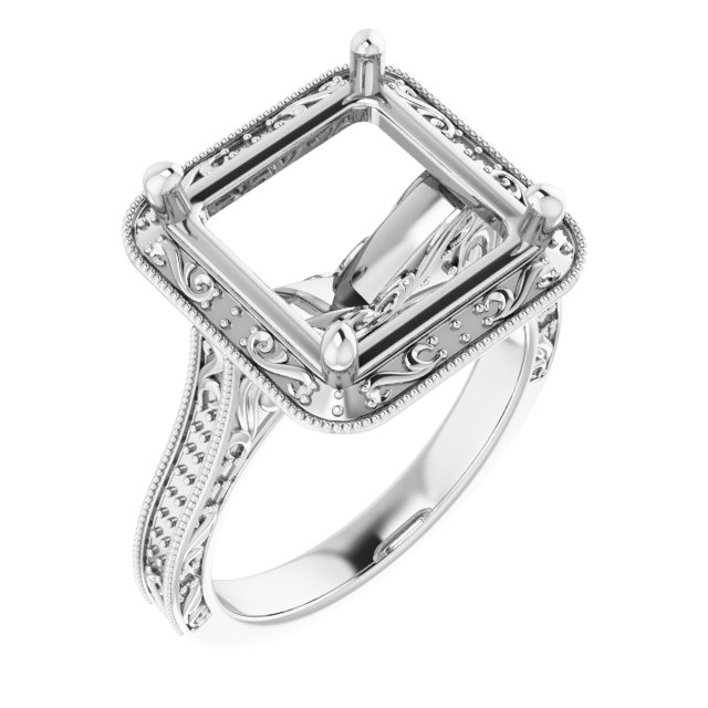 Halo-Style Engagement Ring