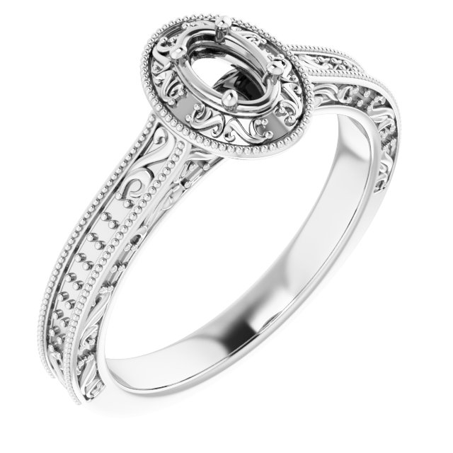 Halo-Style Engagement Ring