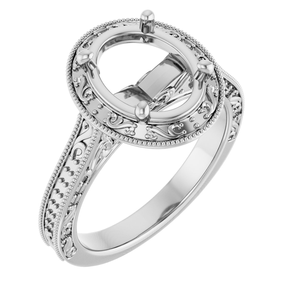 Halo-Style Engagement Ring