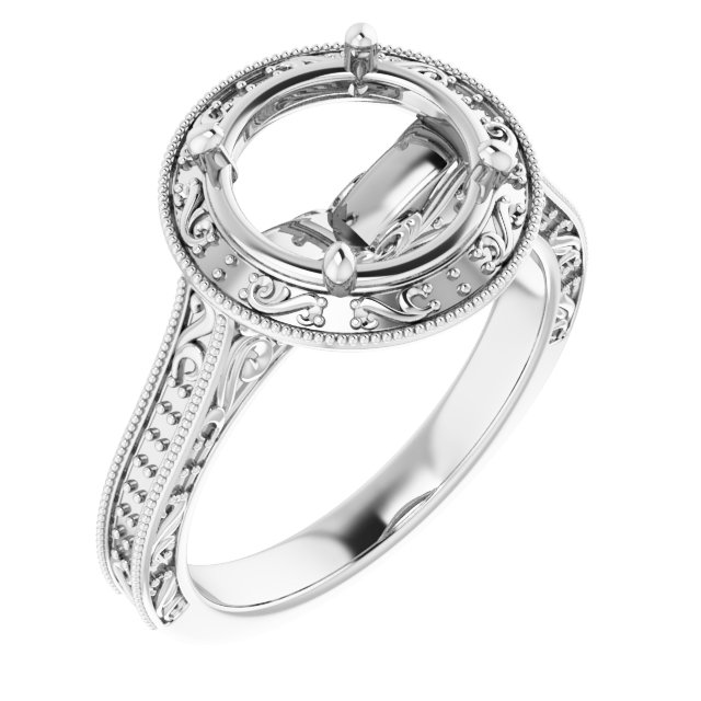 Halo-Style Engagement Ring