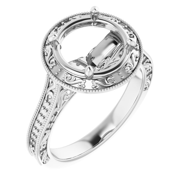 Halo-Style Engagement Ring