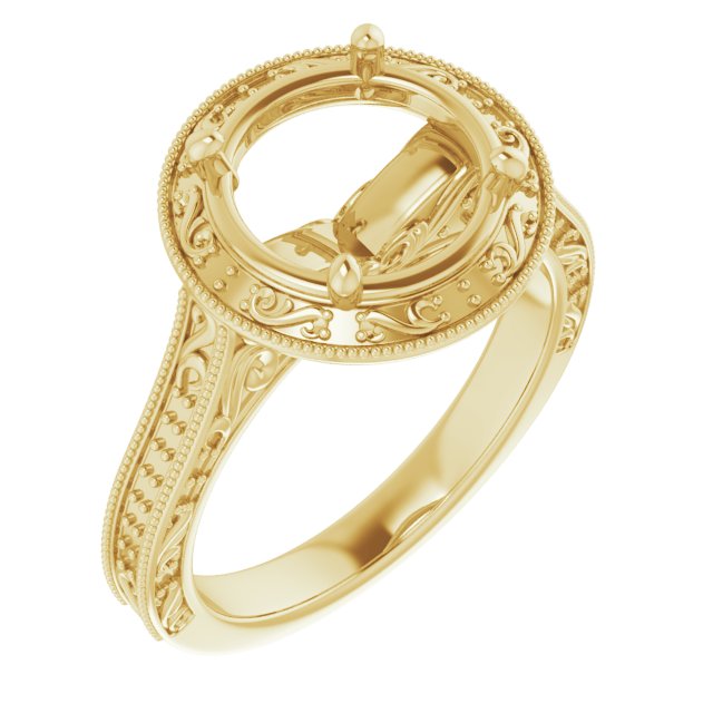 Halo-Style Engagement Ring