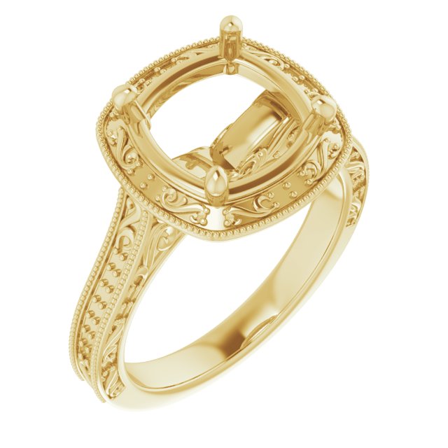 Halo-Style Engagement Ring