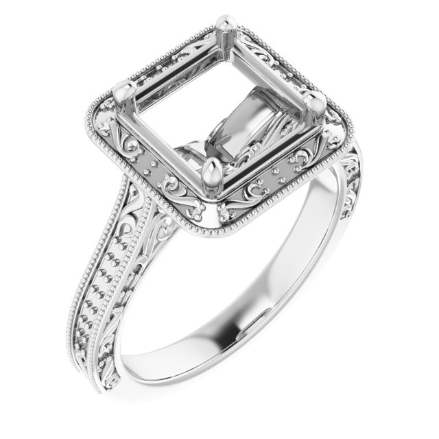 Halo-Style Engagement Ring