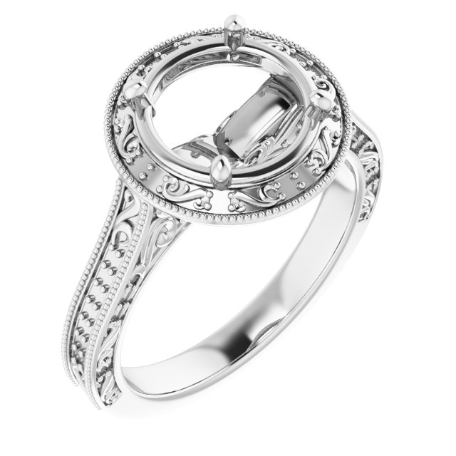 Halo-Style Engagement Ring