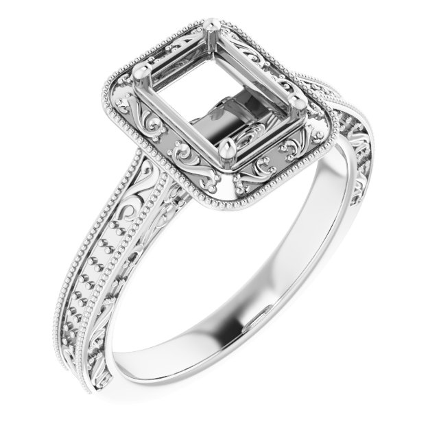 Halo-Style Engagement Ring
