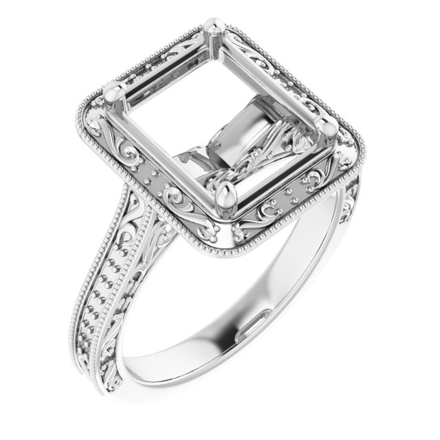 Halo-Style Engagement Ring