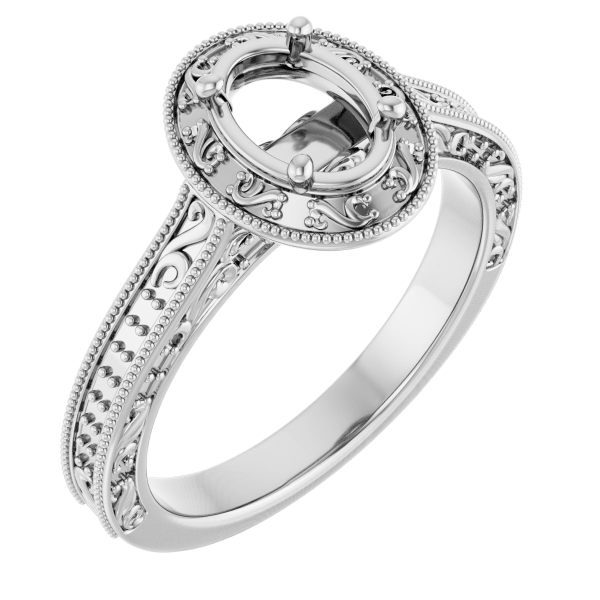 Halo-Style Engagement Ring
