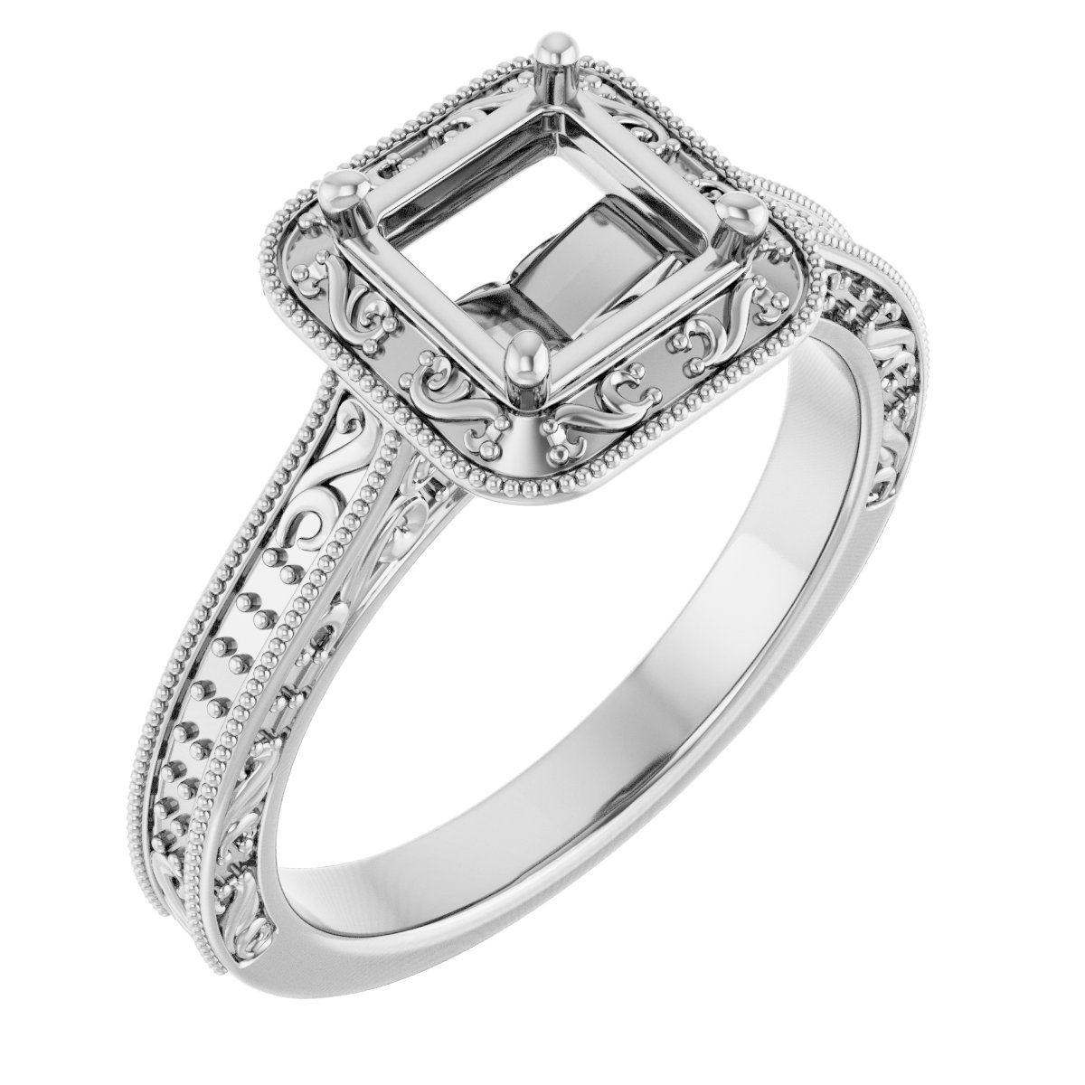 Halo-Style Engagement Ring