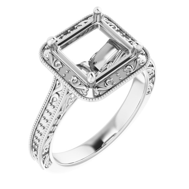 Halo-Style Engagement Ring