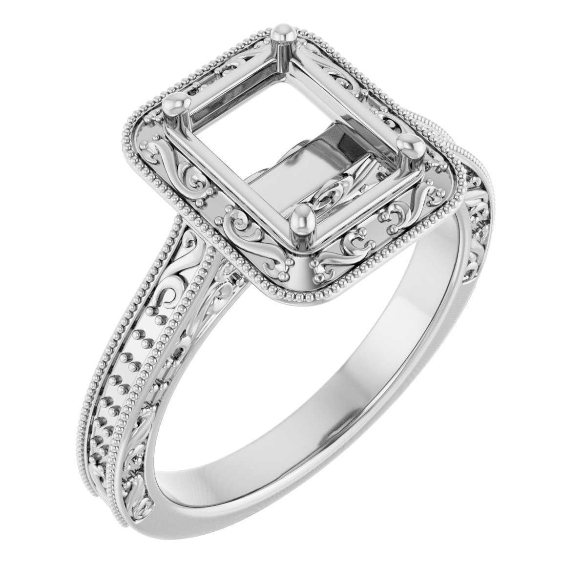Halo-Style Engagement Ring