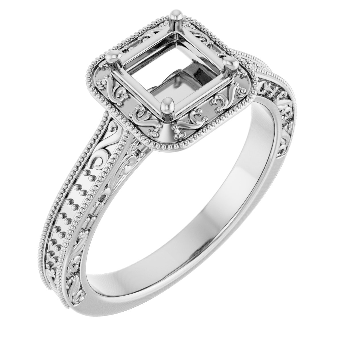 Halo-Style Engagement Ring