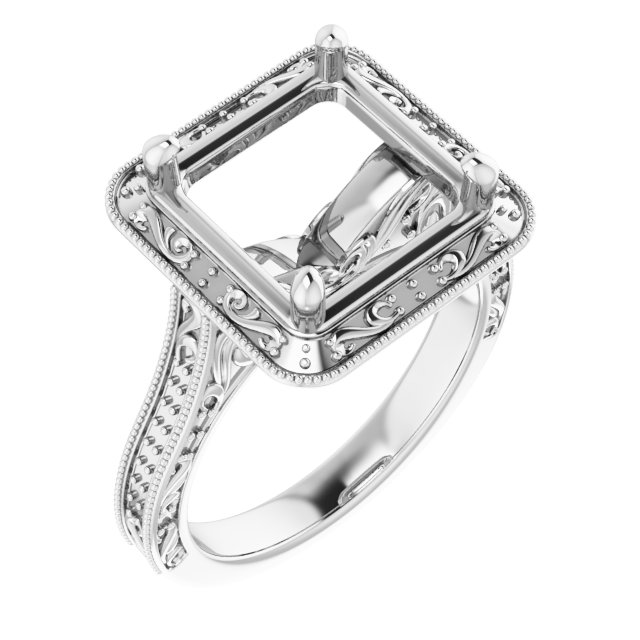 Halo-Style Engagement Ring