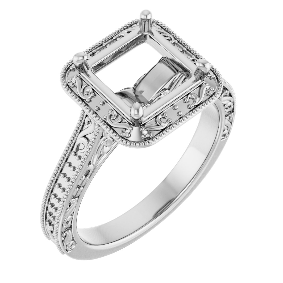 Halo-Style Engagement Ring