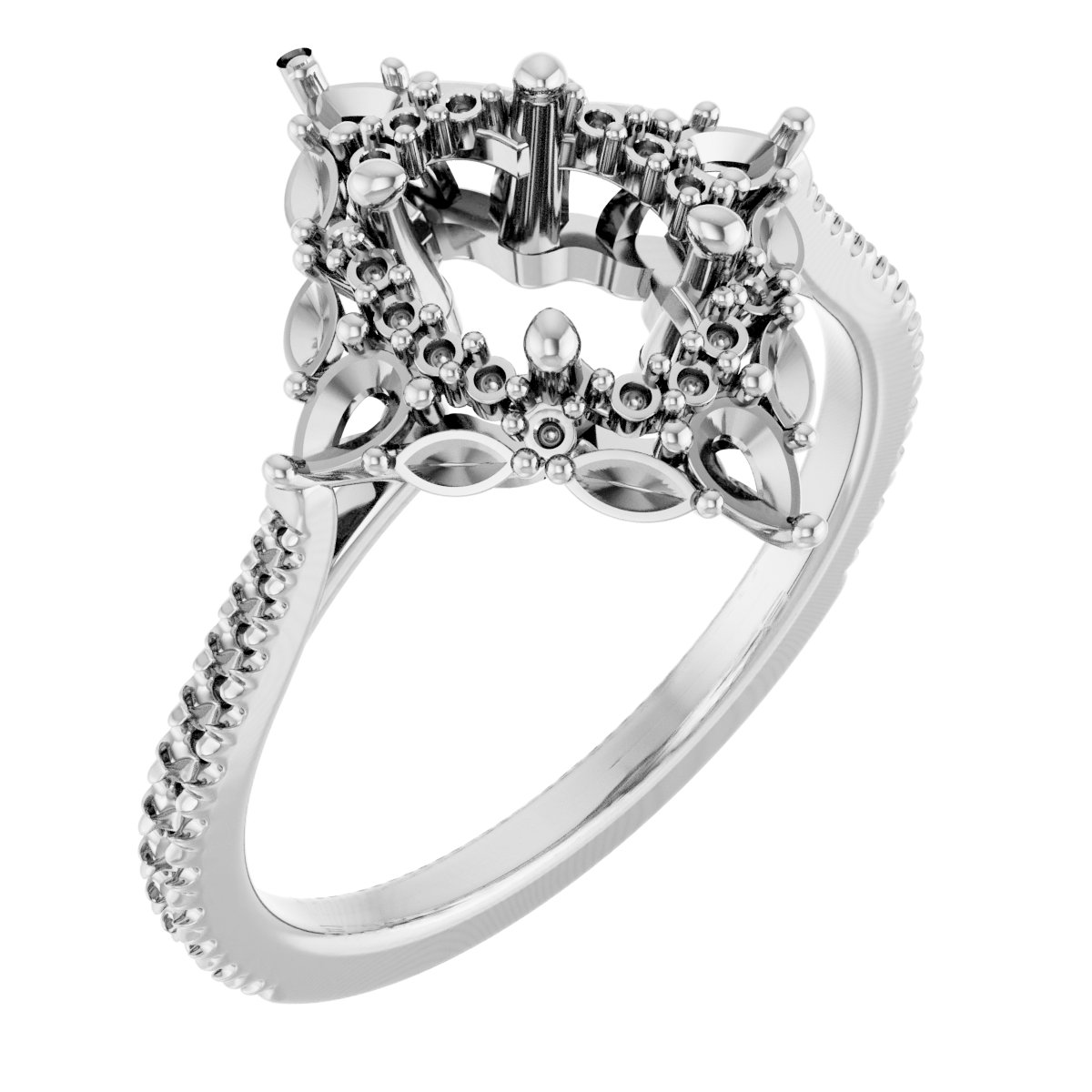 Halo-Style Engagement Ring or Band
