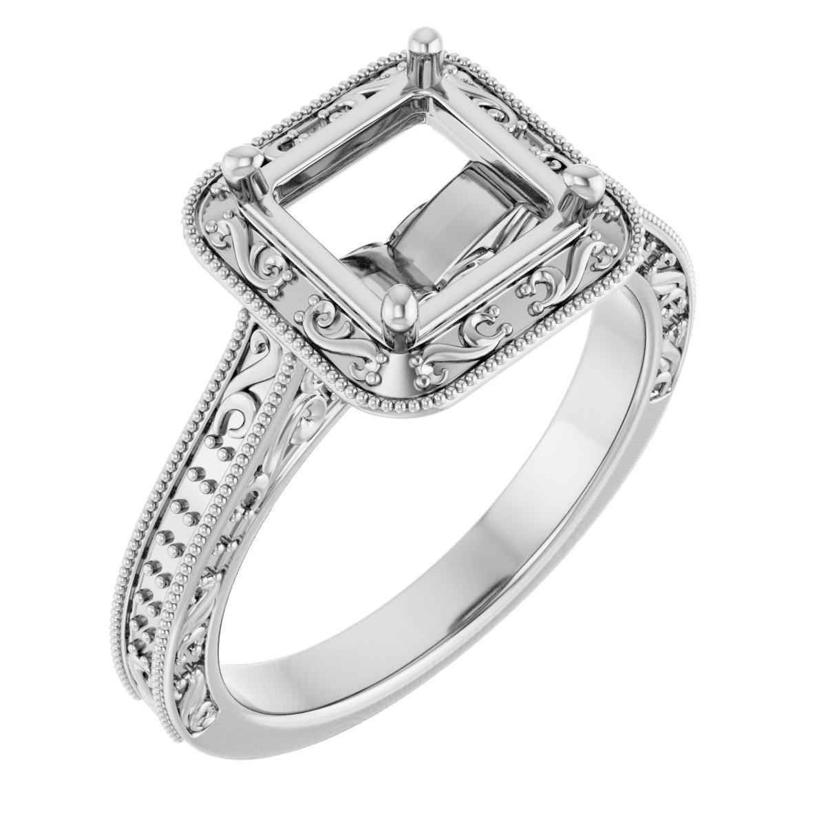 Halo-Style Engagement Ring